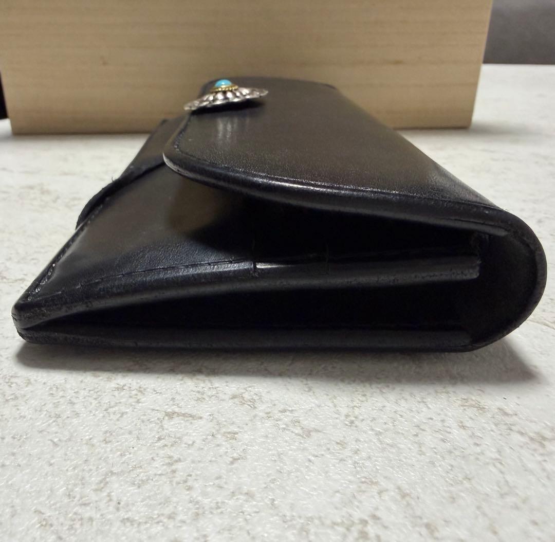 美品 goro's 札入れ レザー ロング ウォレット 長財布
