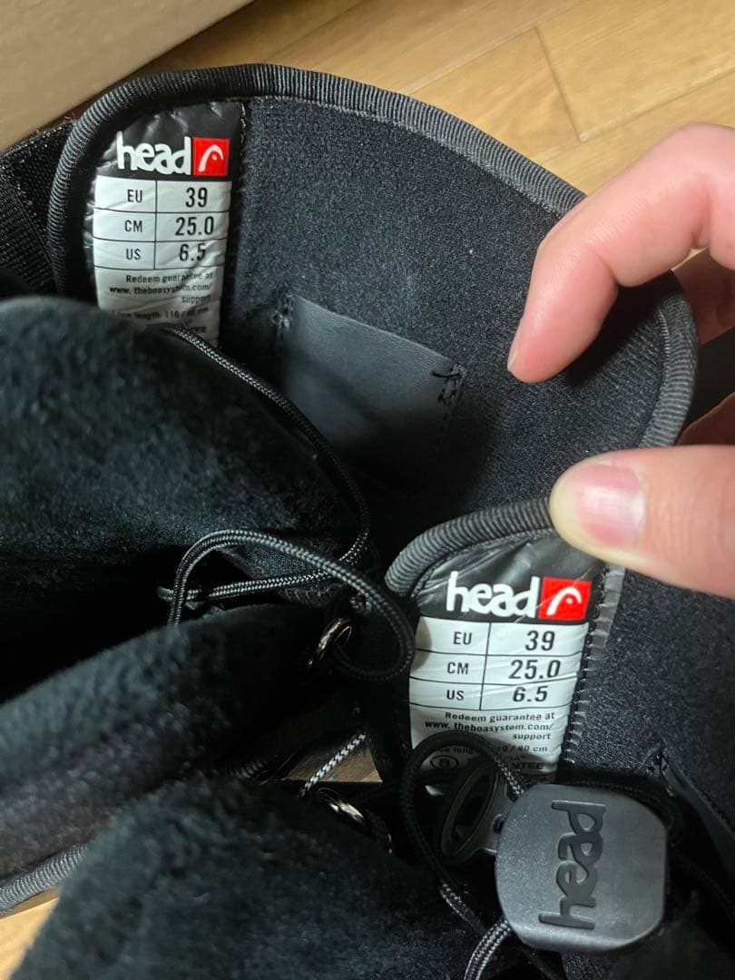 22-23 head ダブルBOA スノーボードブーツ 25.0cm