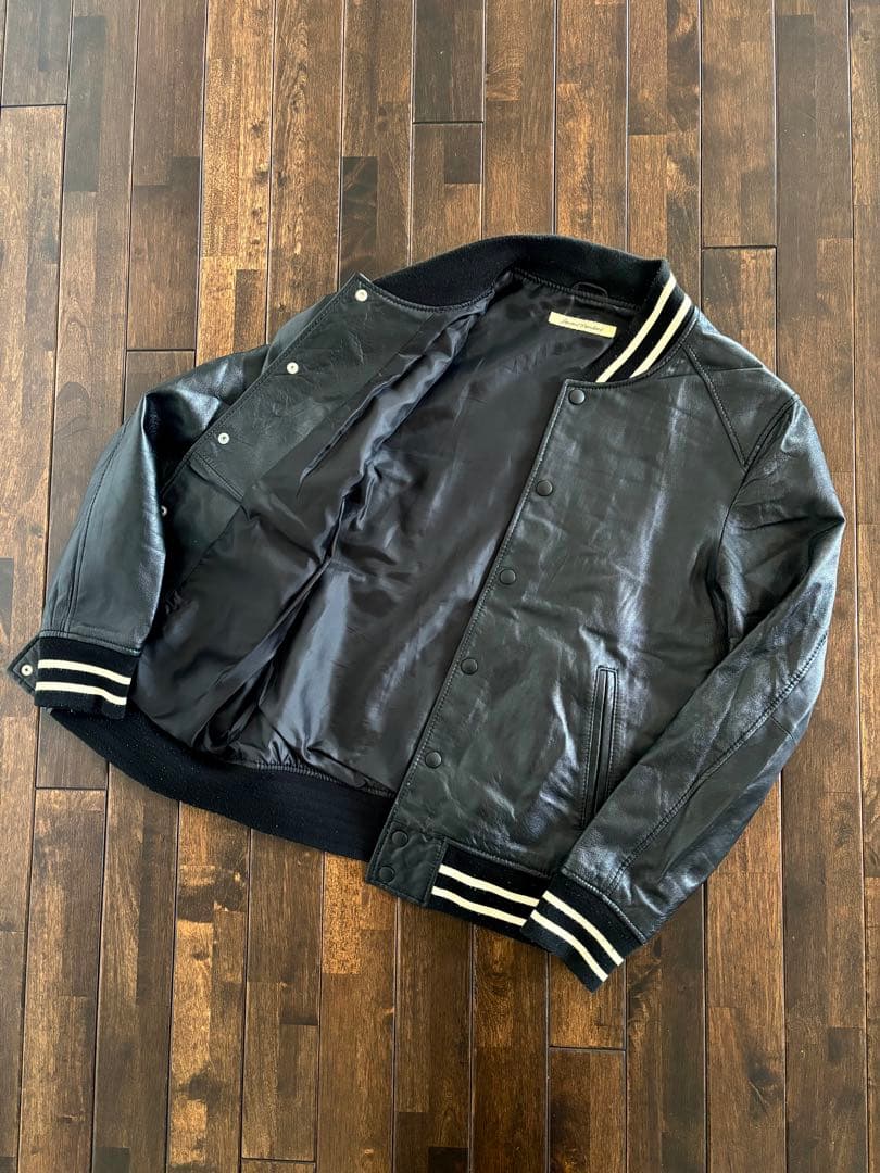 ジャーナルスタンダード/希少 シープレザーJKT 羊革 スタジャン ブラック M