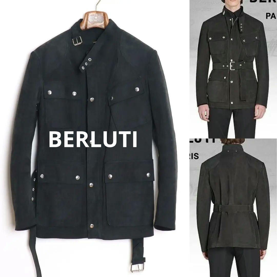 Berluti 国内正規品 19AW カーフスキン ヌバック レザージャケット