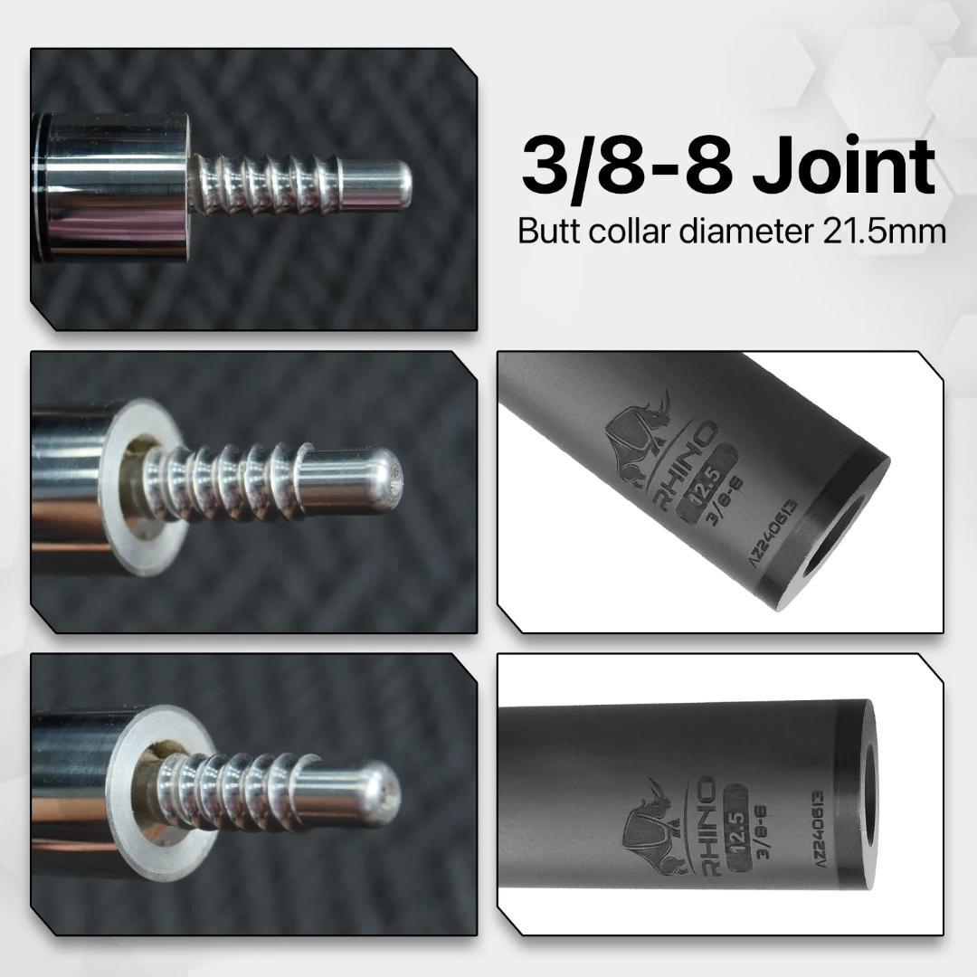 【新品】【Rhino】ラジアル 11.8mm カーボン プールシャフト