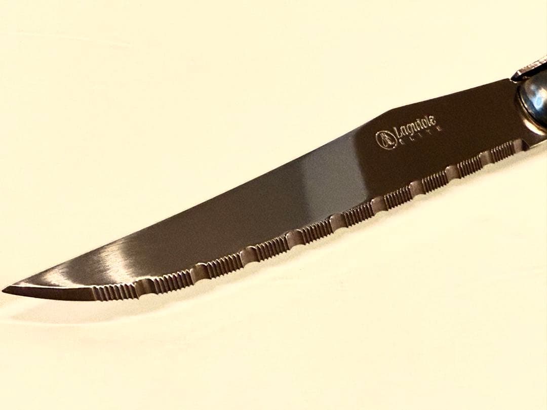 Laguiole Eliteカトラリーセット　24本入りシルバー　刻印入り