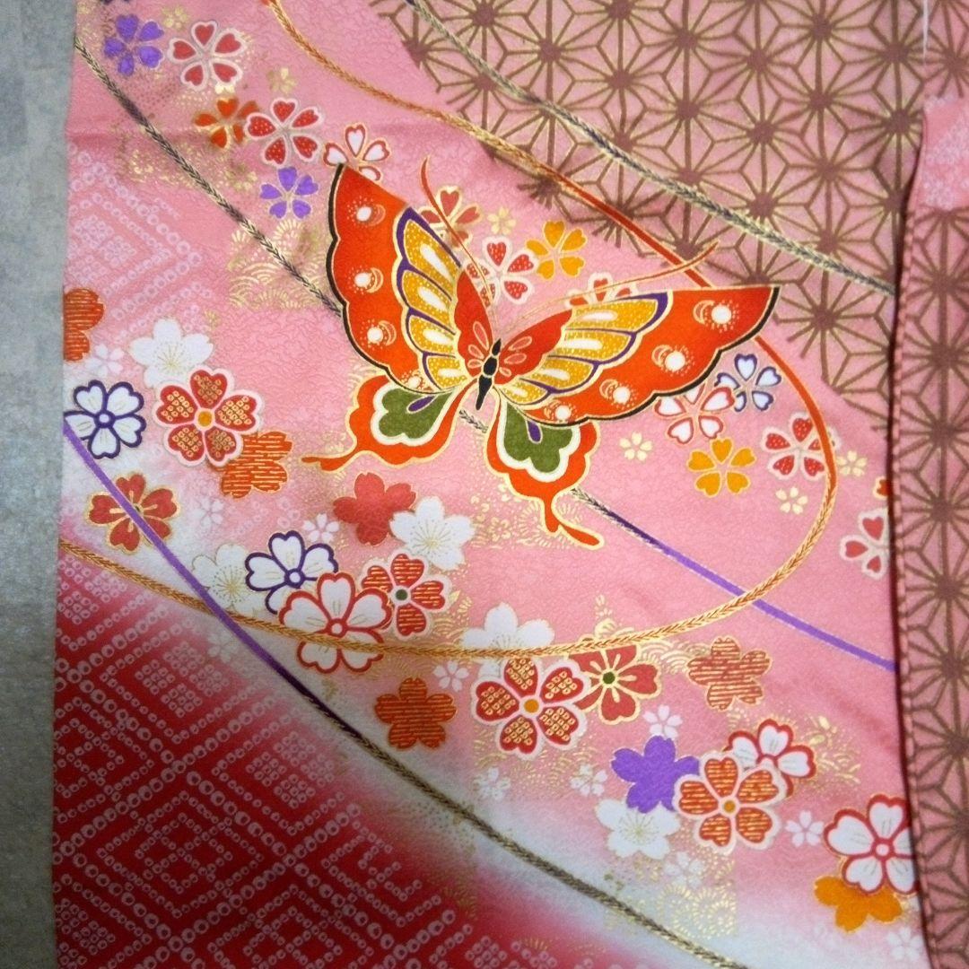 美品【七五三7歳用～ハーフ成人式】振袖フルセット