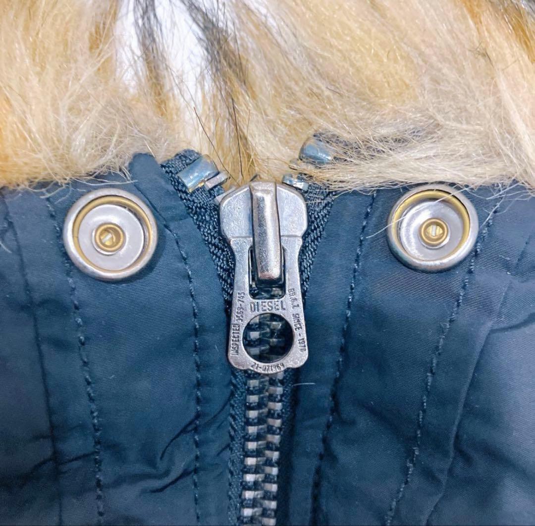 DISEL ディーゼルMA-1 ファー付きジャケット　ブルゾン　ファージャケット