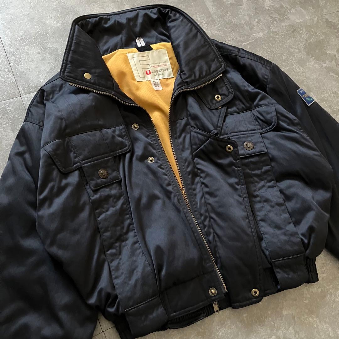 ジャケット・アウター 90s vintage shell black short bomber jkt