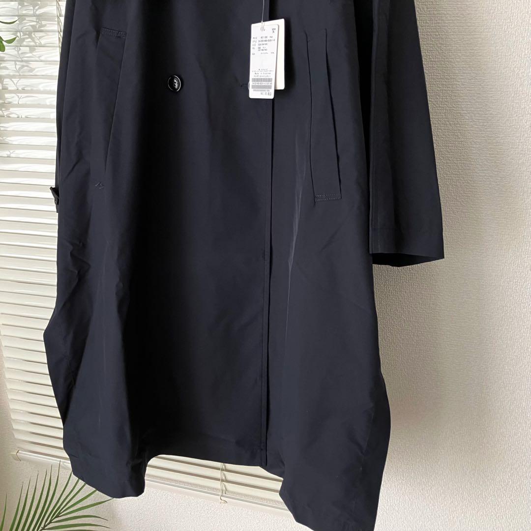 【新品】【2024SS】IENA PE/ポプリンオーバートレンチコート ネイビー