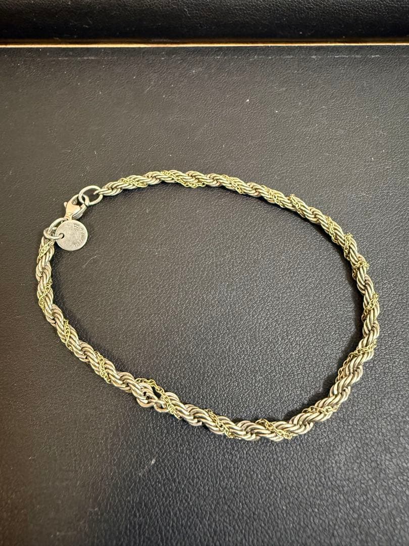 TIFFANY&CO. 925/750コンビ チェーンブレスレット