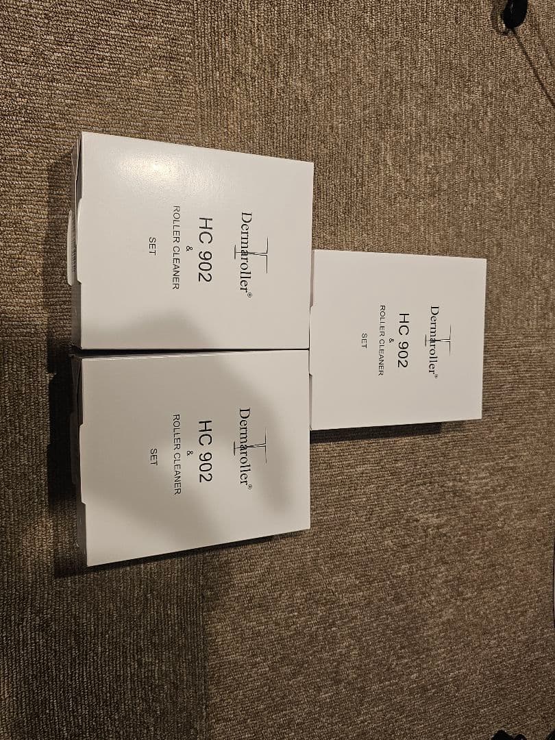 【新品未開封】ダーマローラー HC902/ローラークリーナーセット 正規品　3個