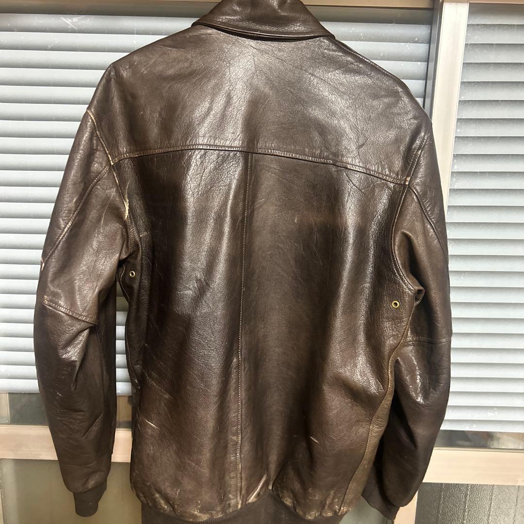 L.L.Bean レザージャケット M TALL 実寸 xl 相当 タロンジップ