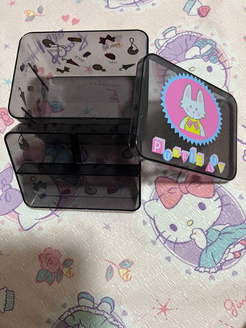 1979年　昭和レトロ　サンリオ　パピーラブ　プラスチックケース　レア　希少