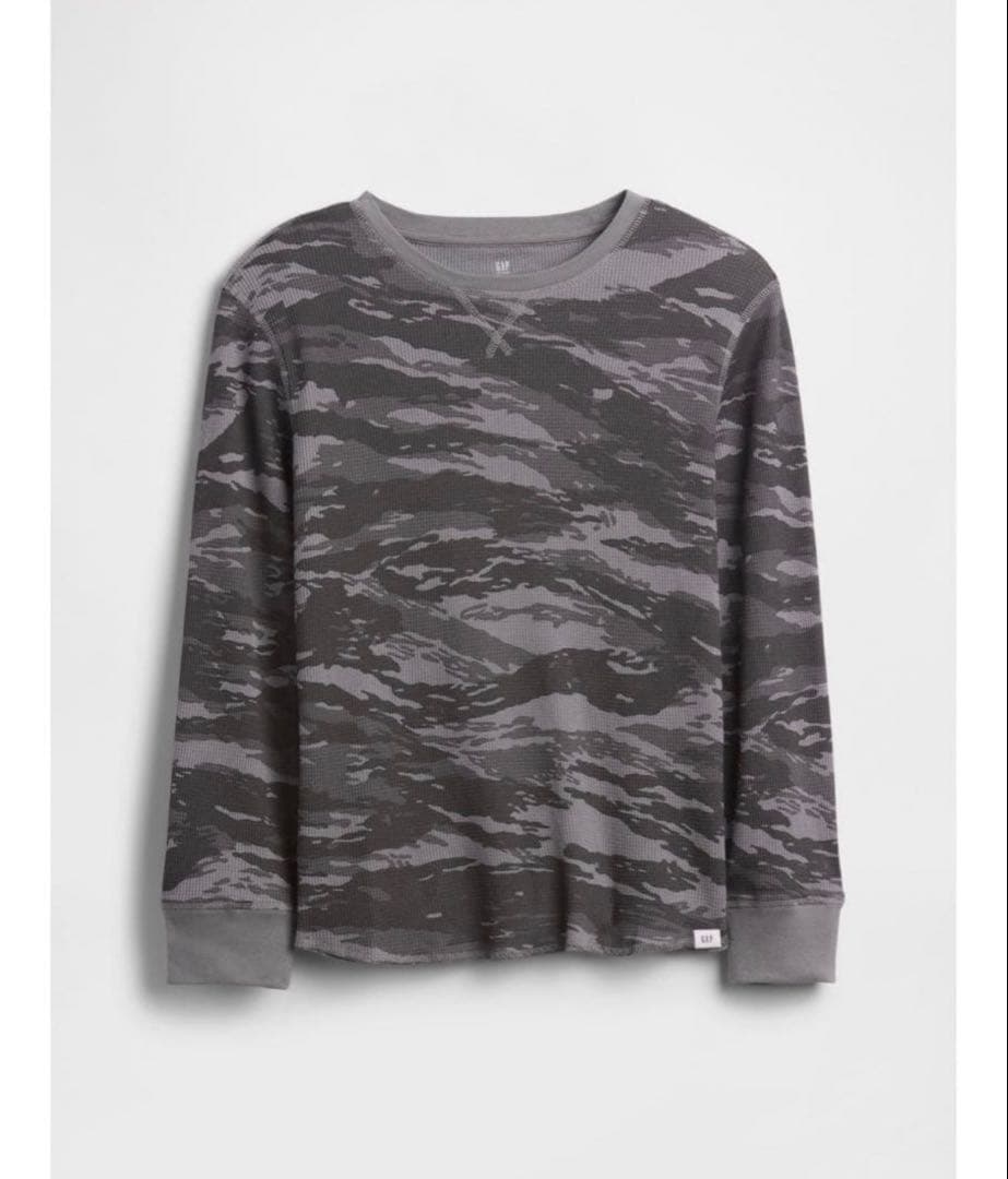 gap キッズ　迷彩　サーマル　ロンt 160 xxl相当　売り切れ　ストリート