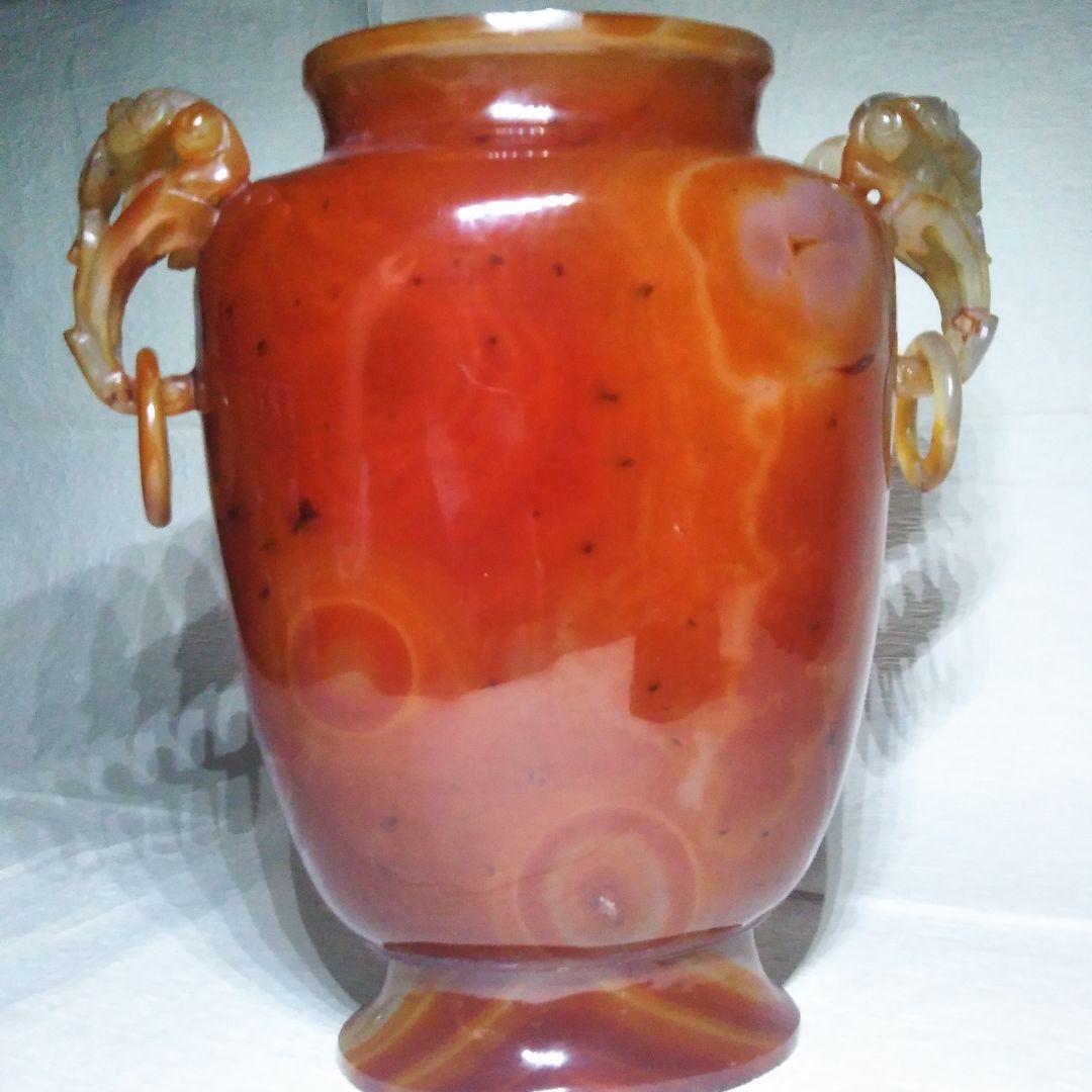 №骨董館　本瑪瑙　貴石　宝石　高級美術品　玉　皇帝　王様　パワーストーン　骨董品