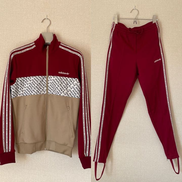 Adidas コラボジャージ セットアップ レッド MIKITYPE