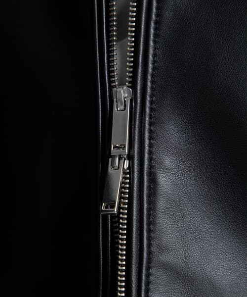 極美品 CITY レザージャケット シングルライダース サイズ2 ブルゾン