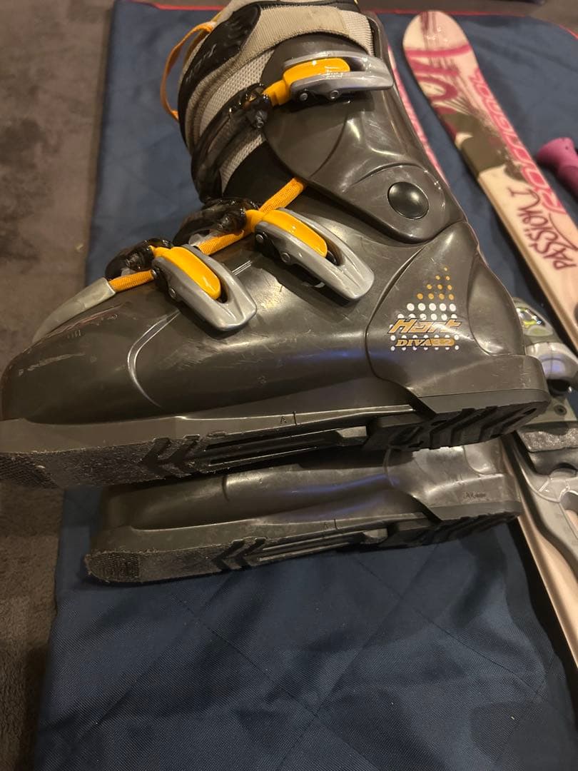 大人 スキーセットロシニョール 162cm ブーツ25.5-26.5cm