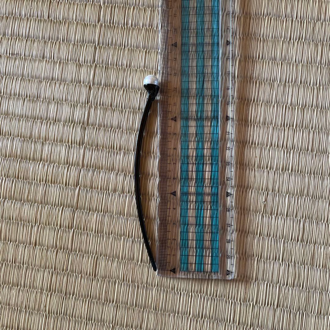 コレットマルーフ　パール　ヘアピン　ブラック