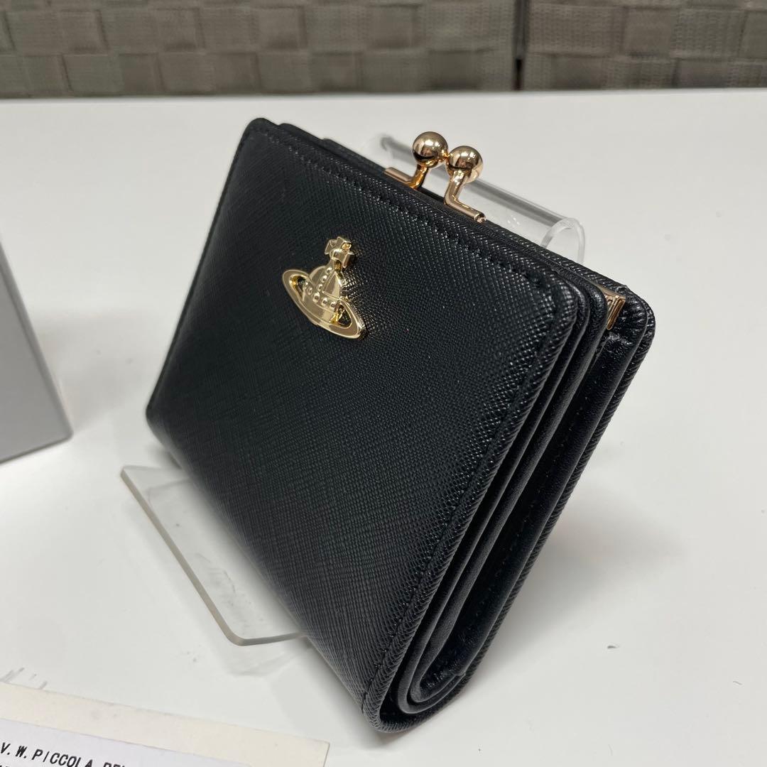 れ*お様 Vivienne Westwood ブラック 二つ折り財布