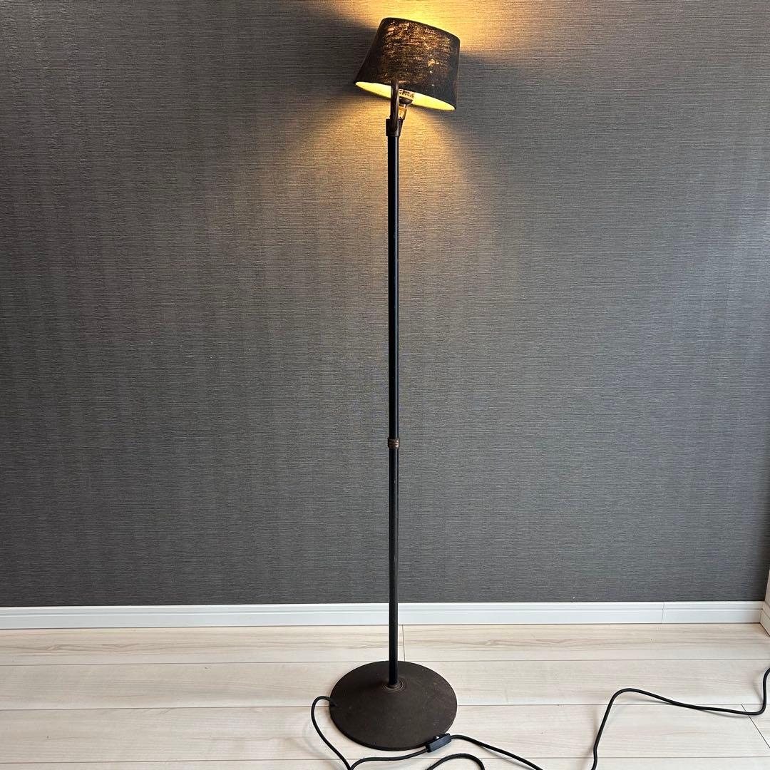 アンティーク フロアスタンド 照明ランプ アイアン 真鍮 インダストリアル￼