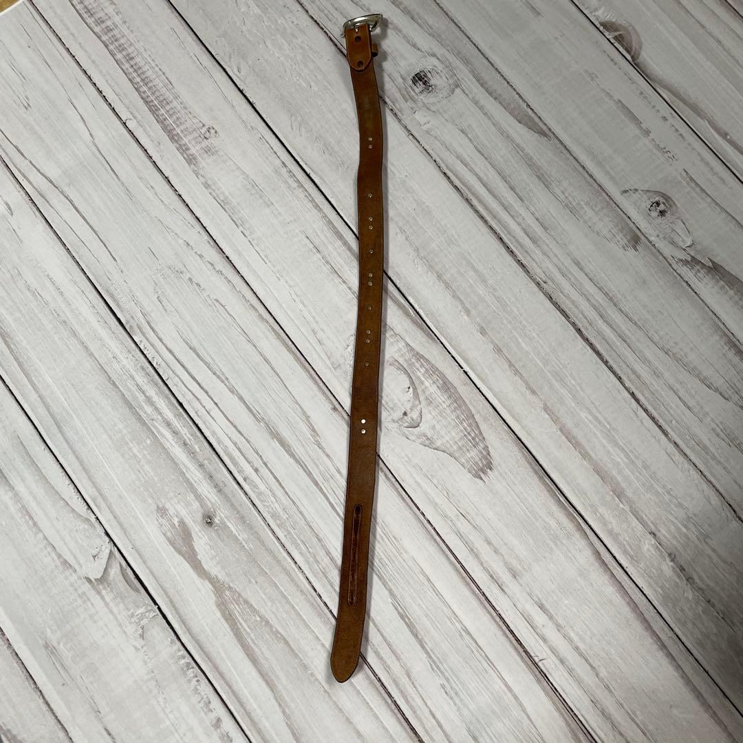 USA製1995年製 希少Justinジャスティン 本革 コンチョ付きベルト