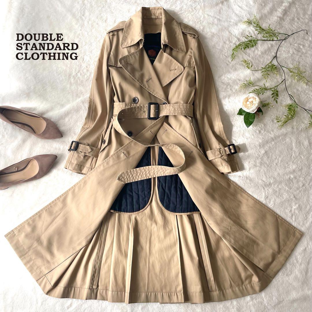美品✨ダブルスタンダードクロージング トレンチコート ライナーベルト付 38 M