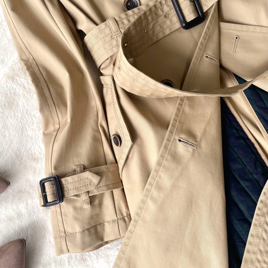 美品✨ダブルスタンダードクロージング トレンチコート ライナーベルト付 38 M