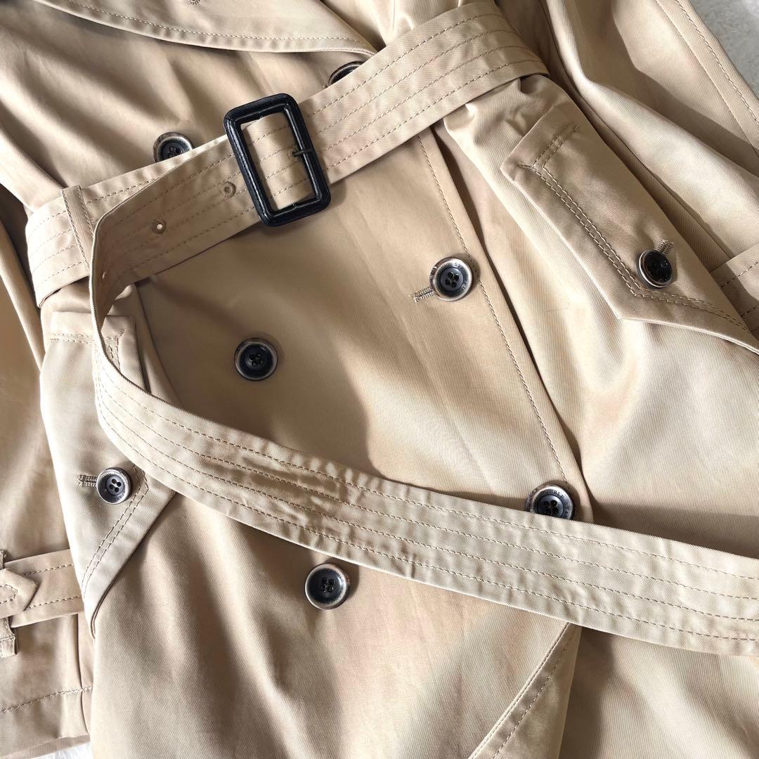 美品✨ダブルスタンダードクロージング トレンチコート ライナーベルト付 38 M