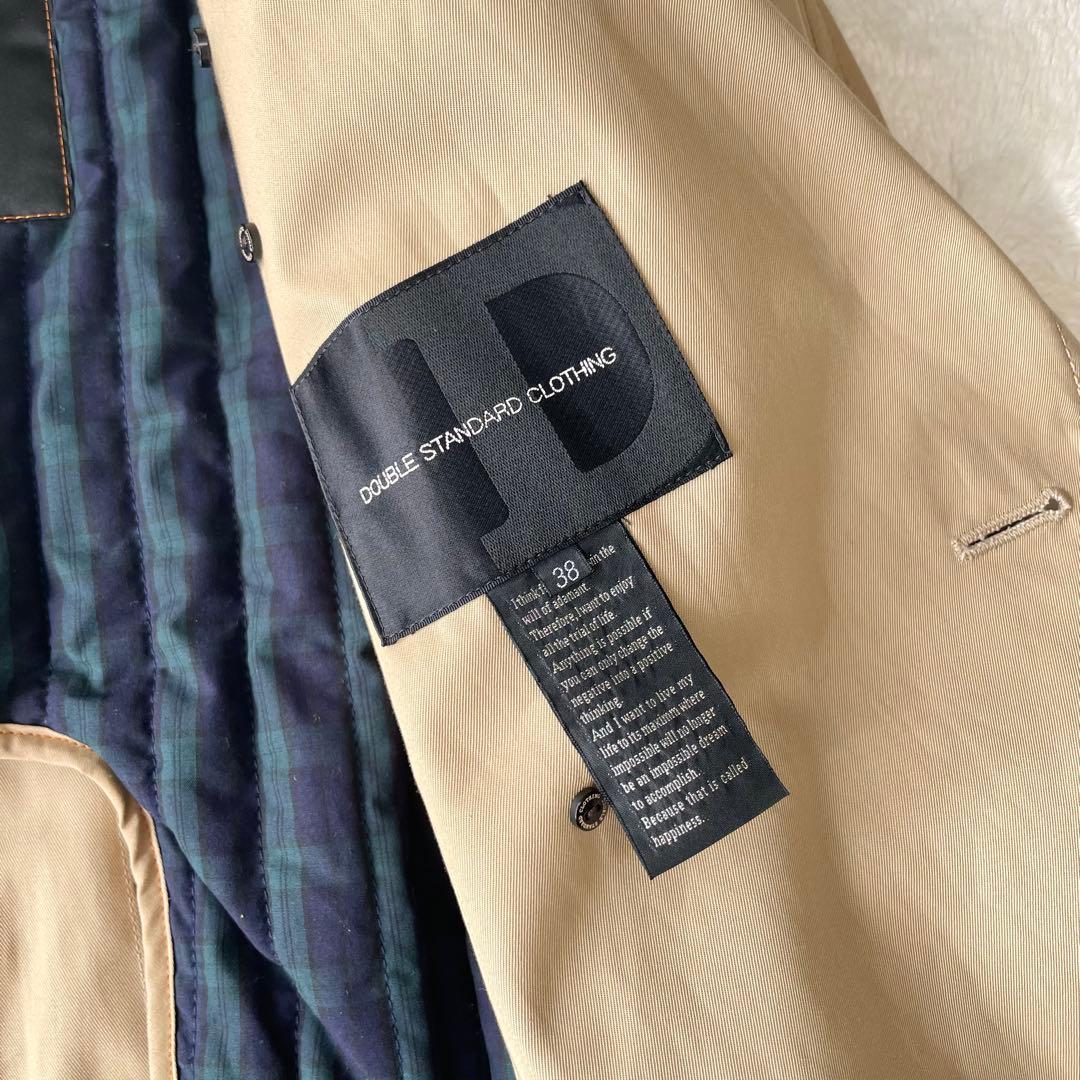 美品✨ダブルスタンダードクロージング トレンチコート ライナーベルト付 38 M