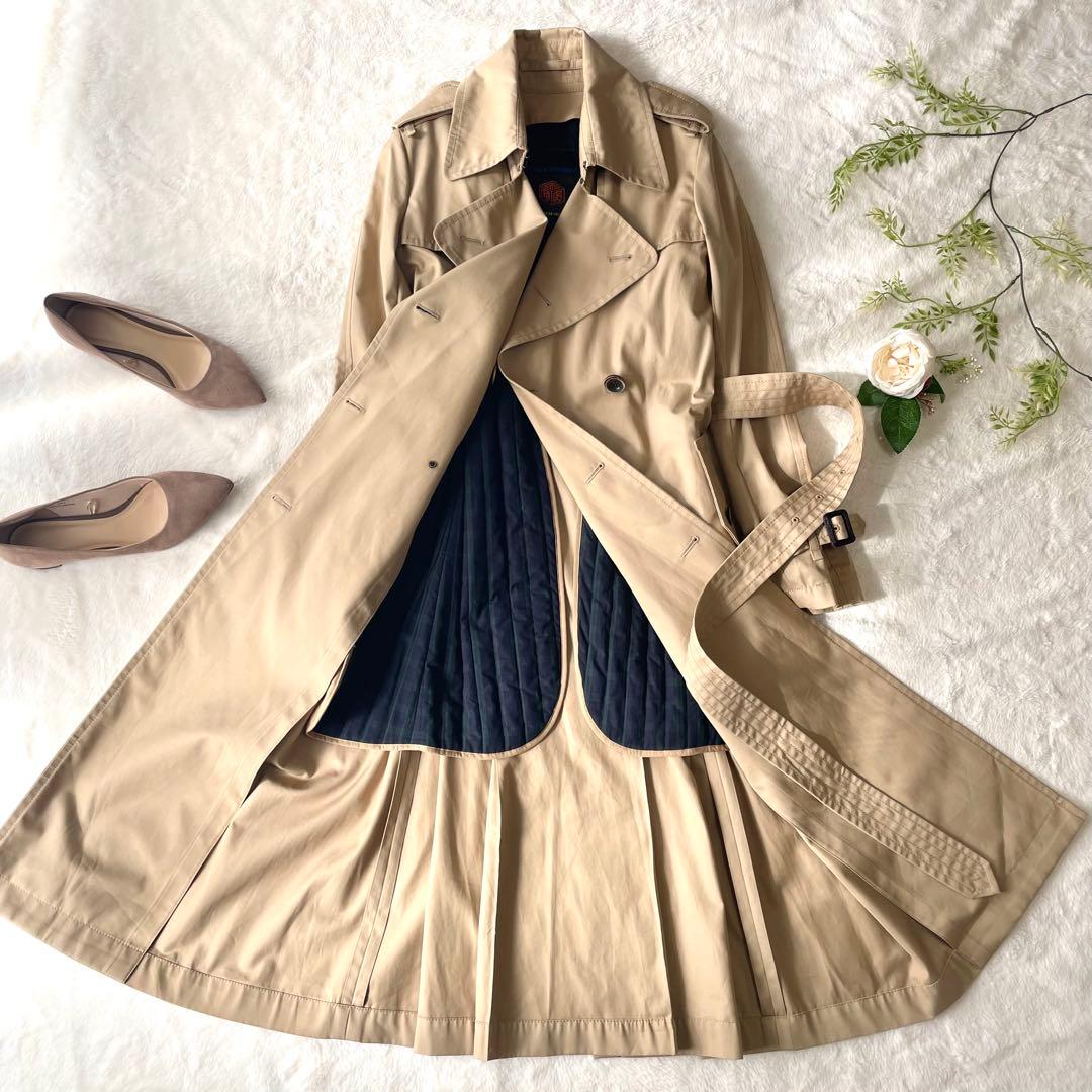 美品✨ダブルスタンダードクロージング トレンチコート ライナーベルト付 38 M