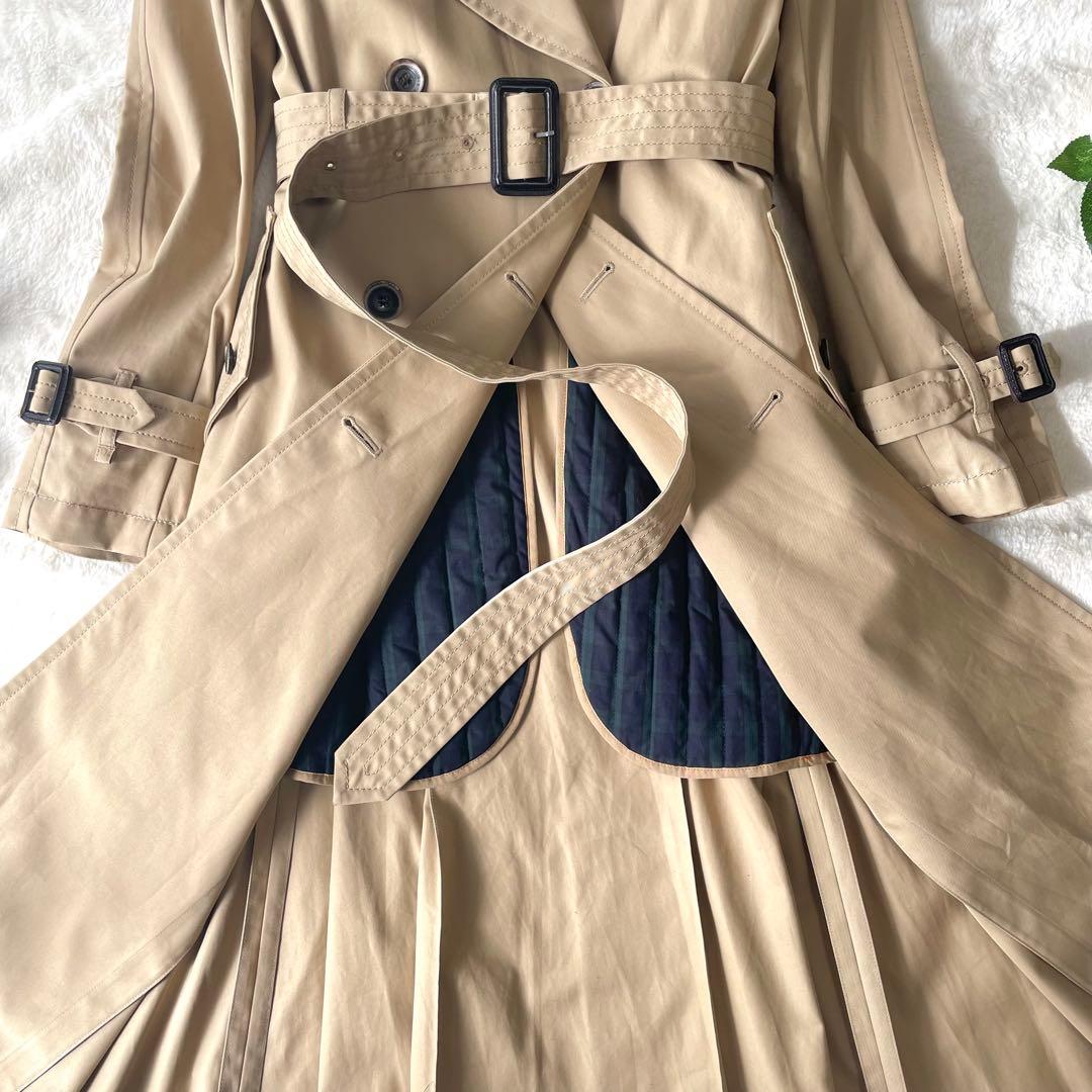 美品✨ダブルスタンダードクロージング トレンチコート ライナーベルト付 38 M