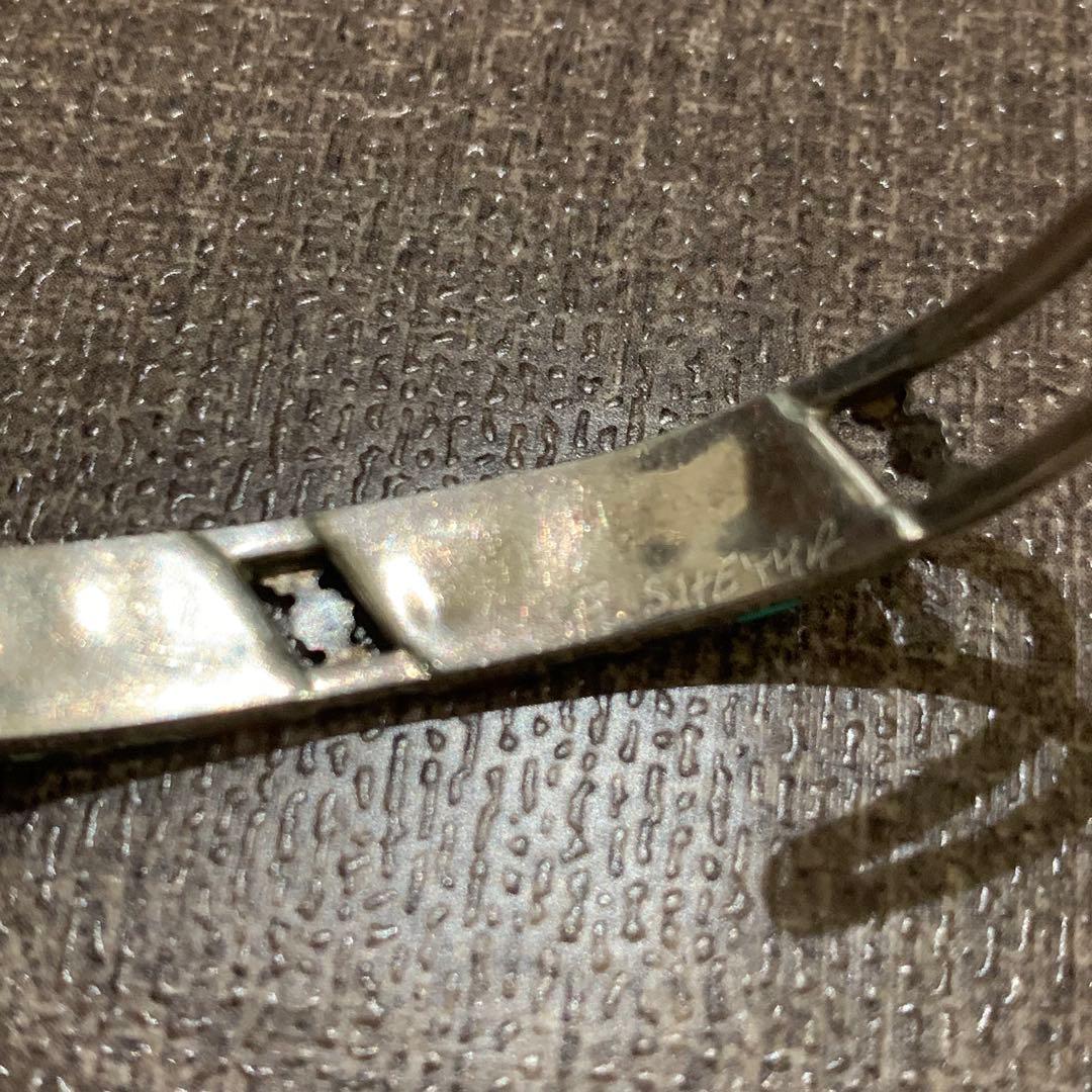 桜　60s インディアンジュエリー　ズニ族　シルバー　925 バングル