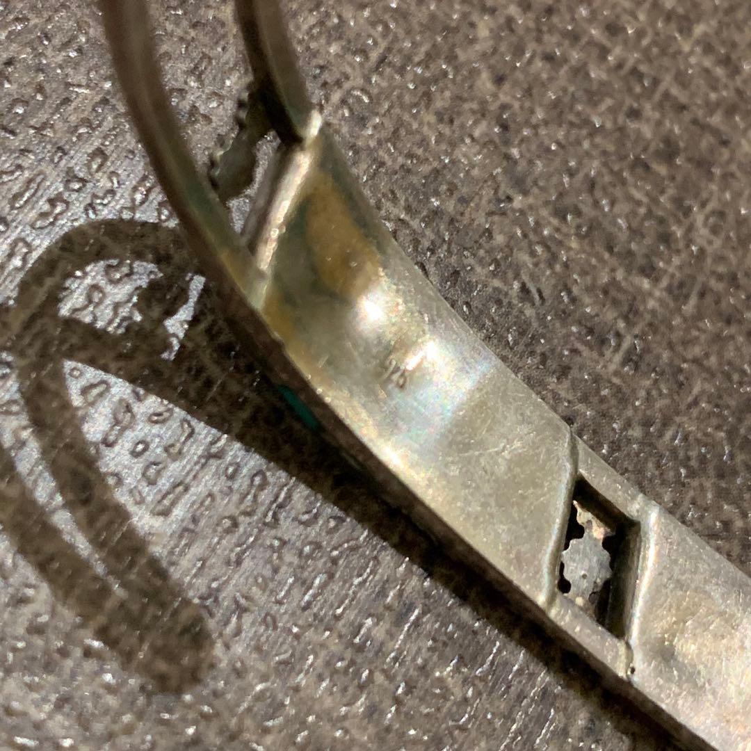 桜　60s インディアンジュエリー　ズニ族　シルバー　925 バングル