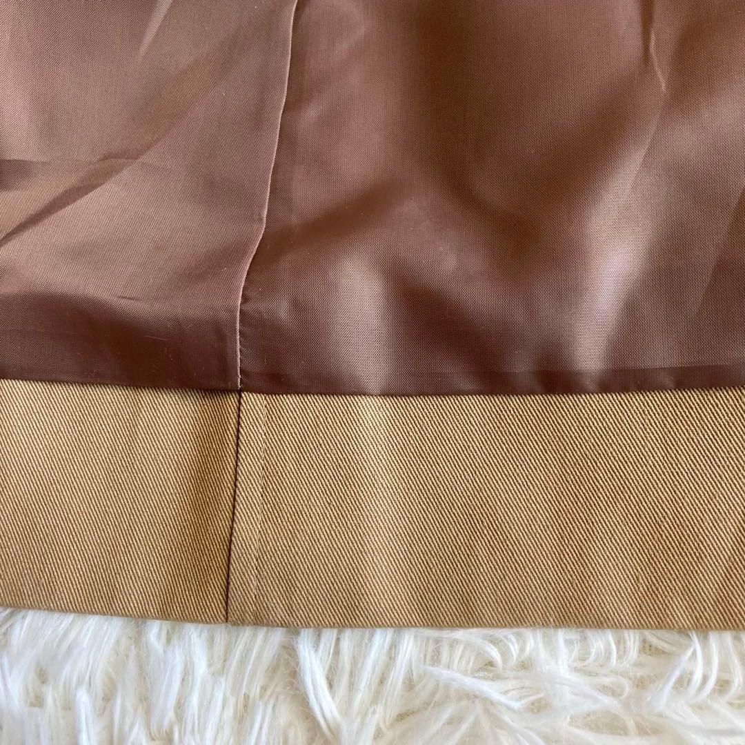 Limue ロングコート　ワイドスリーブ　ノーカラー　パイピングコート　F