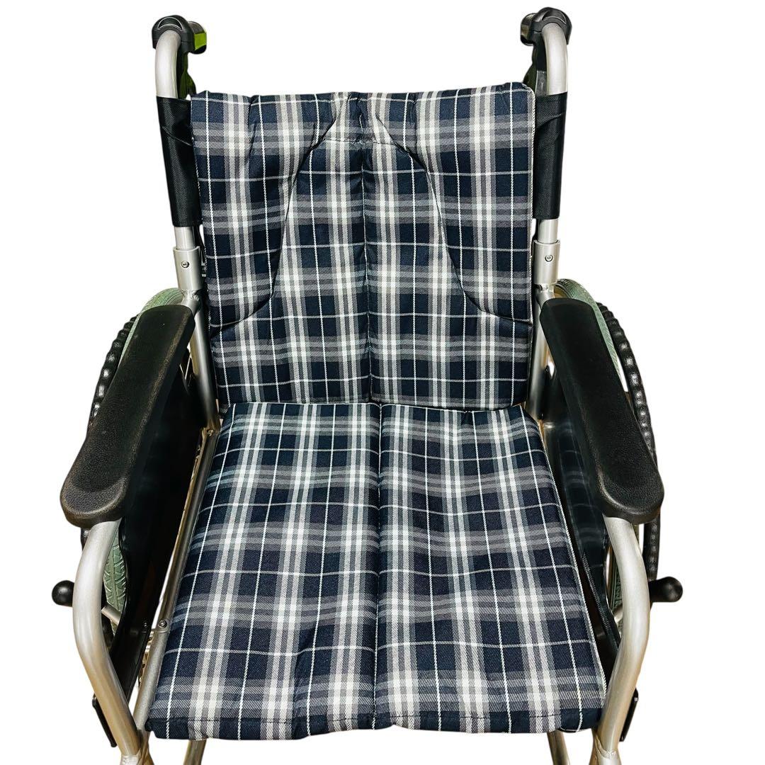 美品✨自走用車椅子 折りたたみ式 チェック柄 ノーパンクタイヤ customer