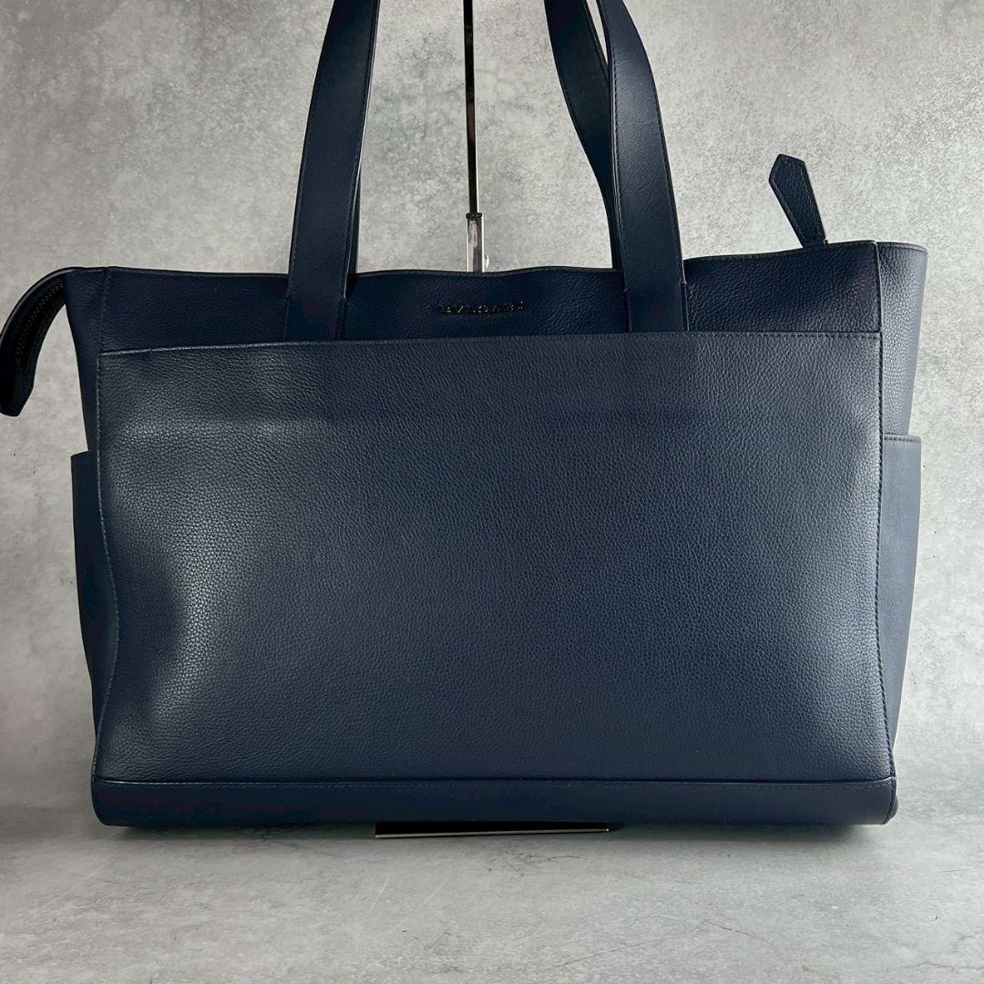 定価39.8万現行極美品！BVLGARI ブルガリマン ラージホリゾンタルトート