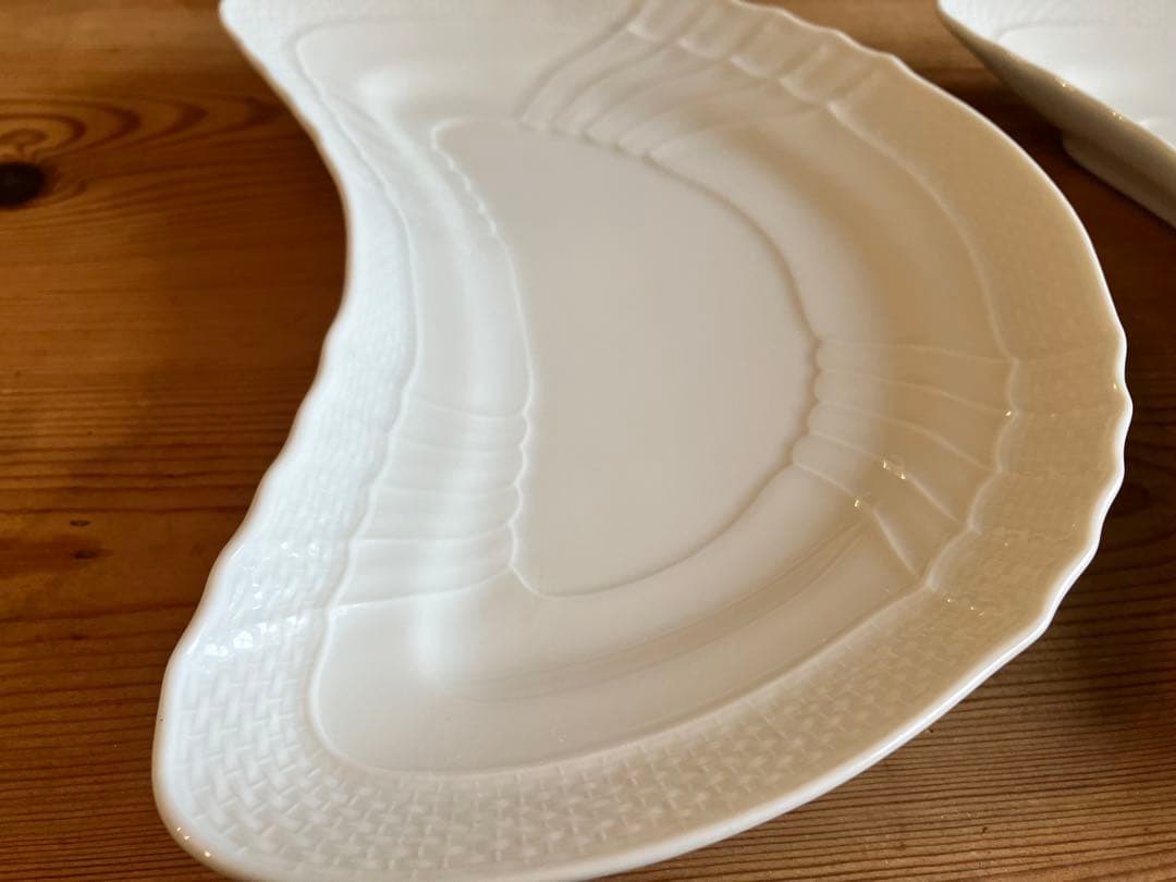 トミー　ジノリ　ベッキオホワイト　クレッセントディッシュ×6+交換分１枚