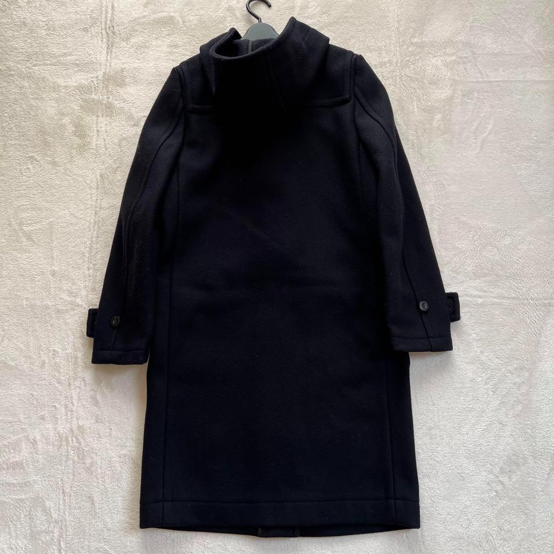 【極美品 定番】HYKE ダッフルコート ロング ネイビー 日本製 ボウルズ 2