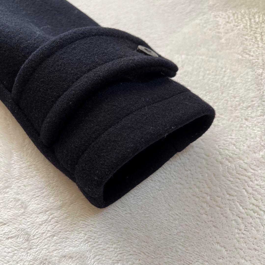 【極美品 定番】HYKE ダッフルコート ロング ネイビー 日本製 ボウルズ 2