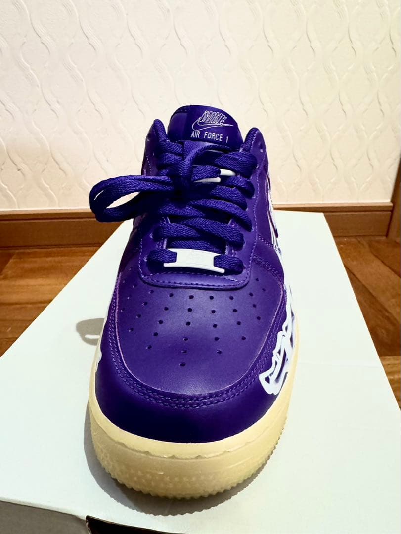 靴 Nike Air Force 1 \"Purple Skeleton\"