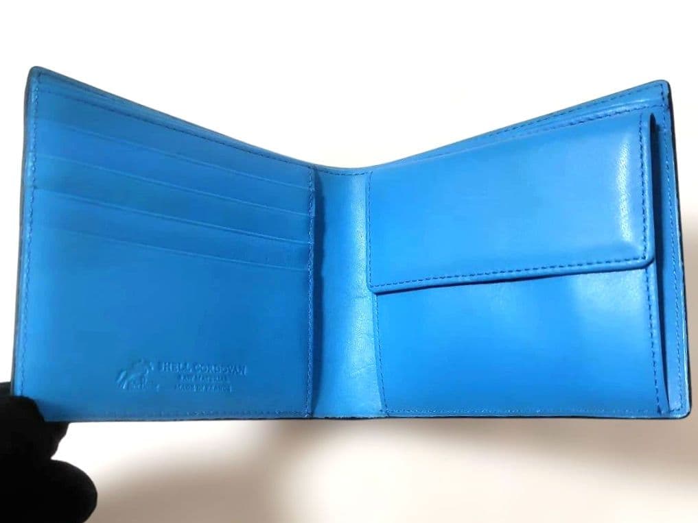 王室御用達 Felix Buhler シェルコードバン製 10cm×11cm