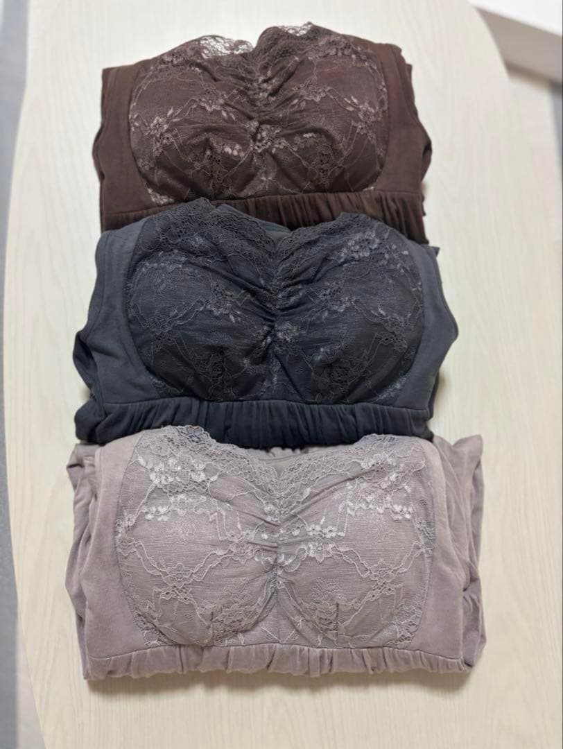 ツーハッチ　《ラクシアスリープ》ナイトブラワンピース 長袖マキシ丈 65M 3点