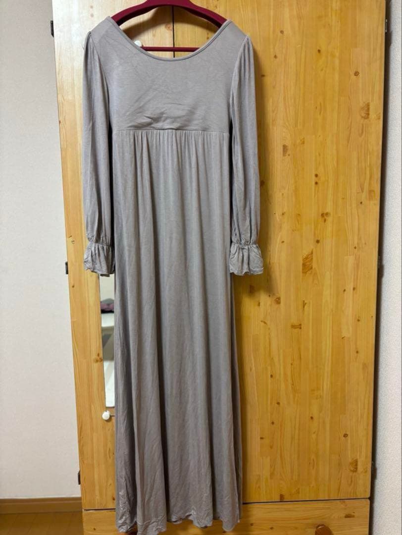 ツーハッチ　《ラクシアスリープ》ナイトブラワンピース 長袖マキシ丈 65M 3点