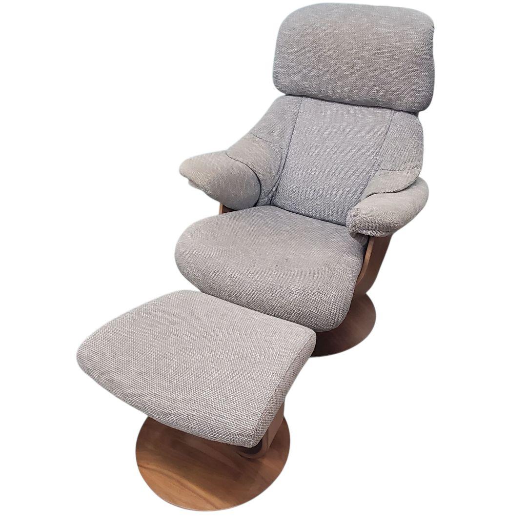 カリモク リクライニングチェア ザ ファースト RU73 M オットマン セット