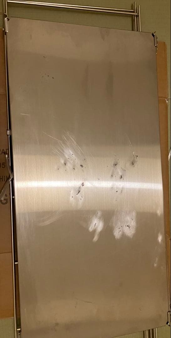 無印良品　ステンレスユニットシェルフ キッチン ラック　バスケット付き