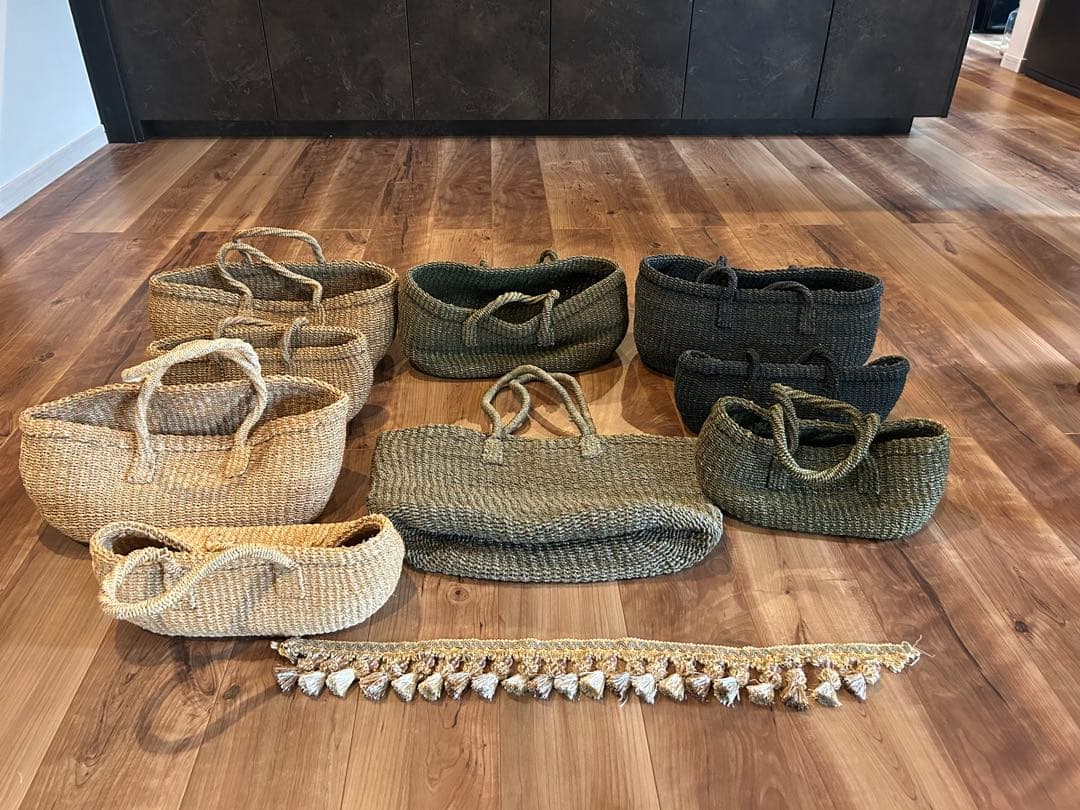 サイザルバック　カゴバック