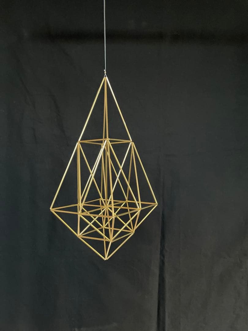 真鍮ヒンメリ　Shizuku-L-2mm ハンドメイド