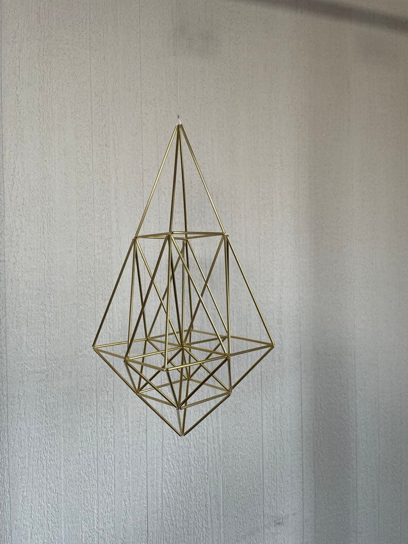 真鍮ヒンメリ　Shizuku-L-2mm ハンドメイド