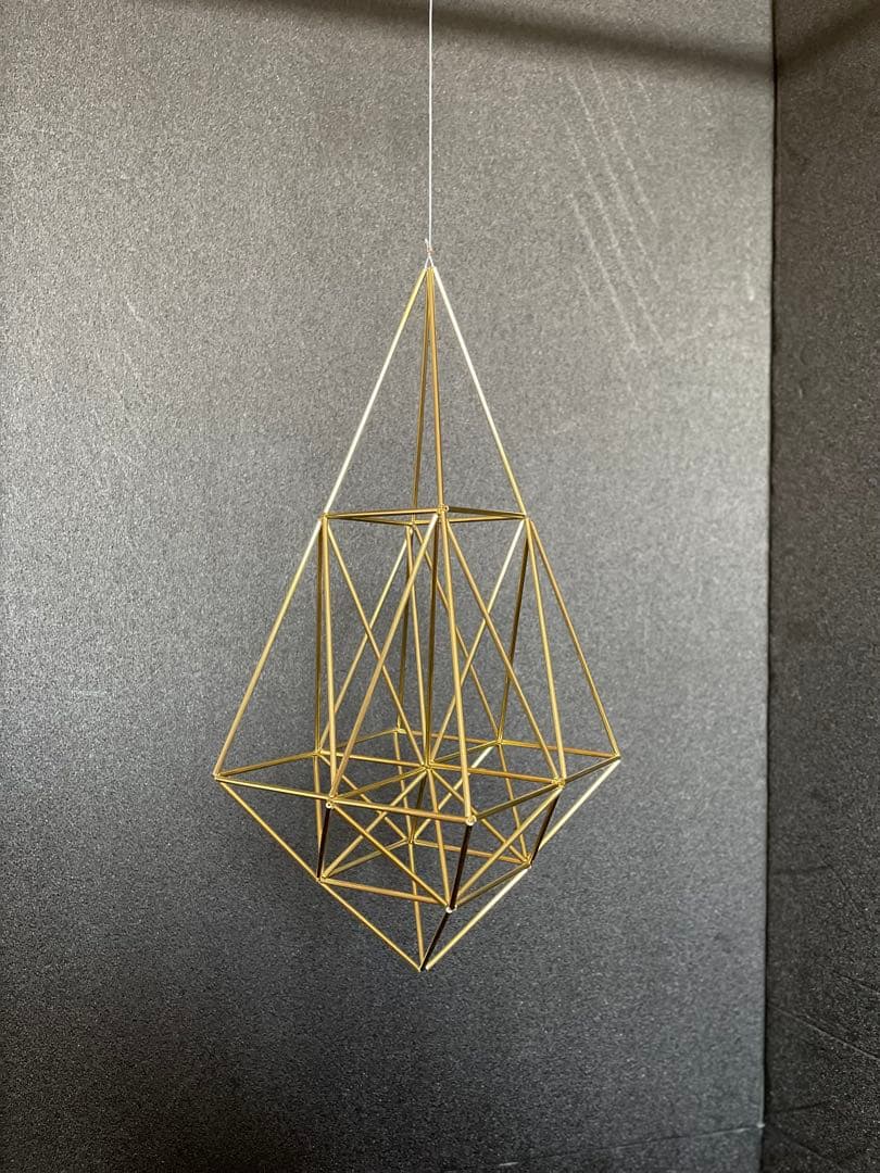 真鍮ヒンメリ　Shizuku-L-2mm ハンドメイド