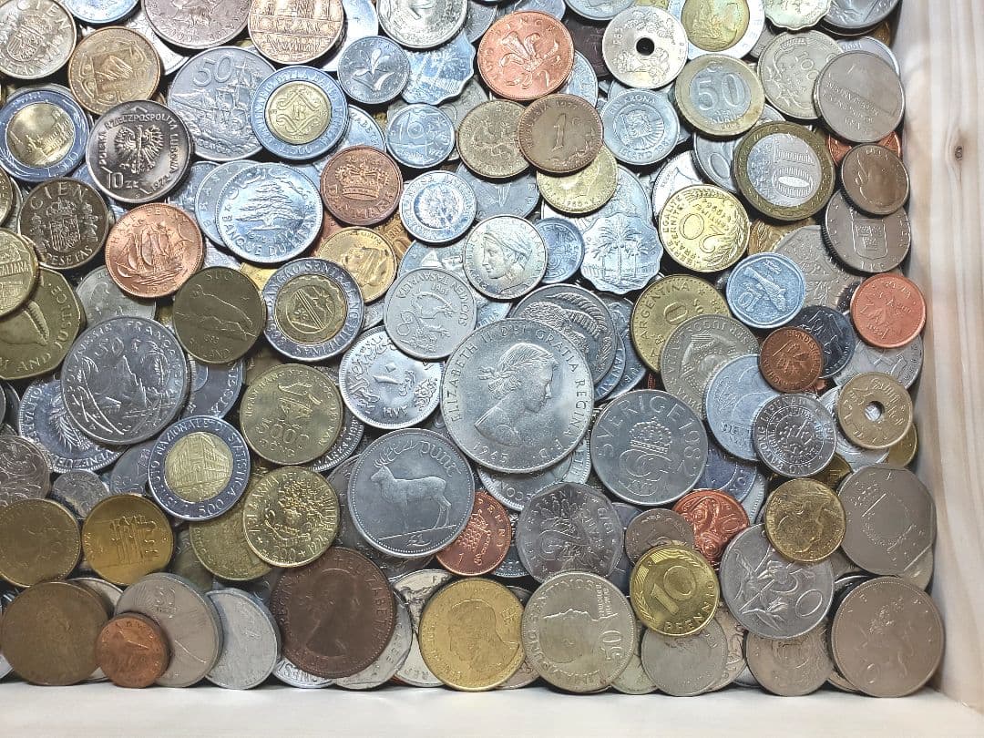 古銭　外国　　海外　外貨　旧硬貨　近代貨幣　まとめ　ヨーロッパ　銅貨　銭