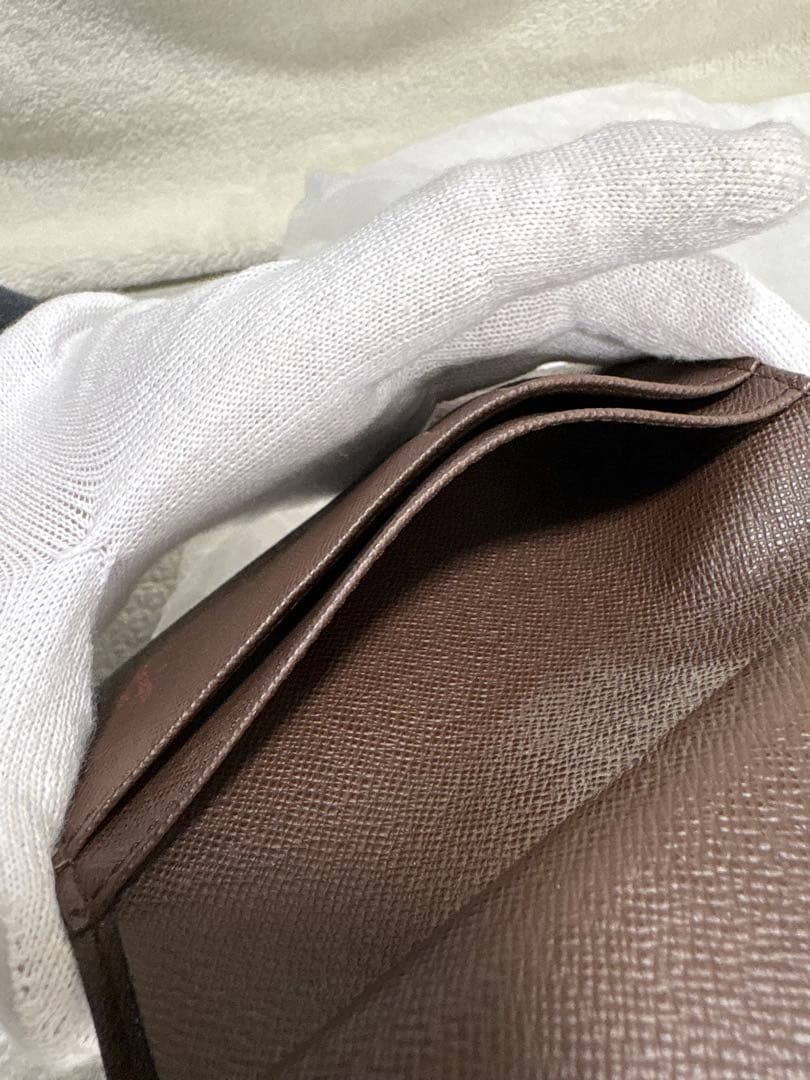 ま*ゆ様 Louis Vuitton ダミエ 二つ折り財布