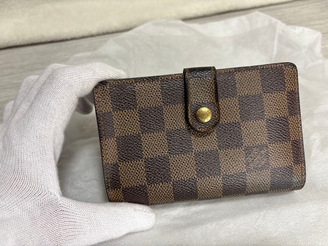 ま*ゆ様 Louis Vuitton ダミエ 二つ折り財布